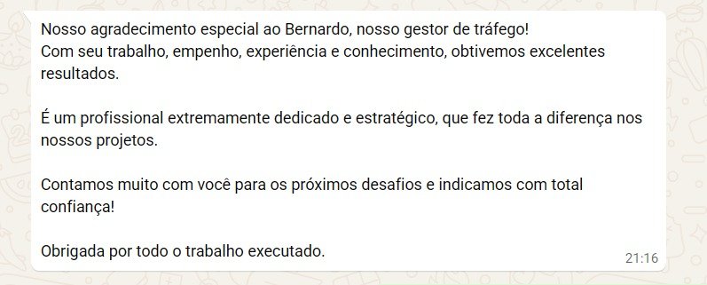 Depoimento de cliente da BS Company